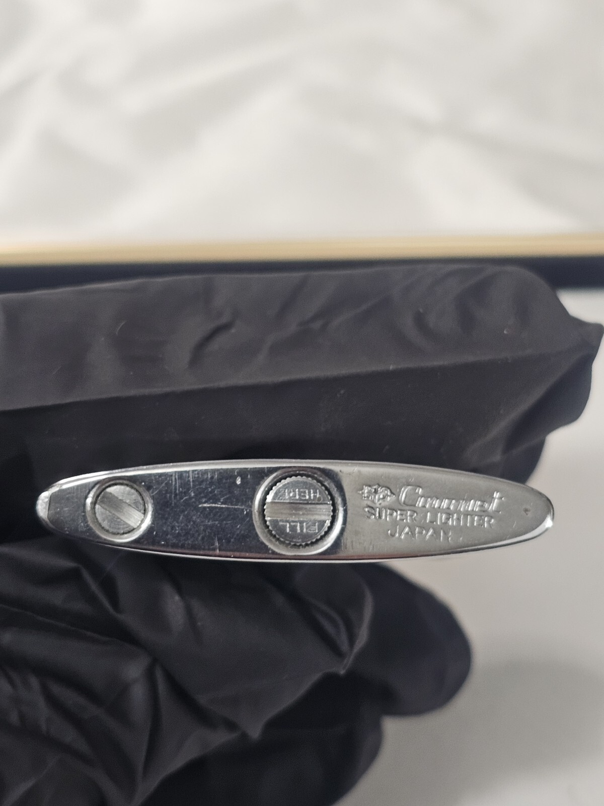 Vintage Flat Advertising Lighter World Book Childcraft with Box