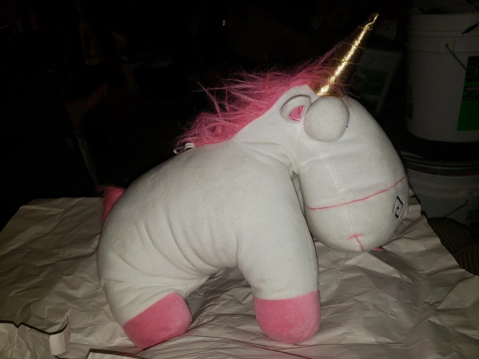 "Almohada de unicornio Despicable Me mascota 17"" ¡Felpa! Almohada de felpa de unicornio de Agnes tan esponjosa