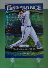 2020 Panini Prizm Baseball Blue Donut Circle Brilliance Vladimir Guerrero Jr...