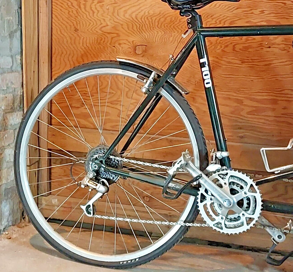 1995 Trek 1100 Tandem Road Bike XL Large Steel 85/86cm Deore DX XT WI USA Made!! - Image 3 of 4