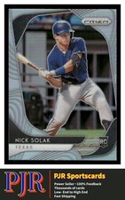 Nick Solak 2020 Panini Prizm #232 Rangers White Wave Prizm 35% Off 4+ Items