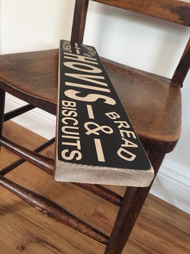 Hovis Sign Vintage Antique Style Wooden Kitchen Bread Bakery Old Cafe Baking - Picture 7 of 8