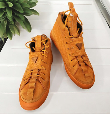 Patrick Mohr x K1X Orange Men's US Size 11 Suede Leather Laces Unisex Sneakers