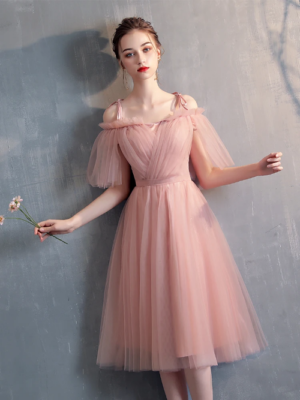 textured organza a line bridesmaid dress Strapless Floral Organza A-Line Dress