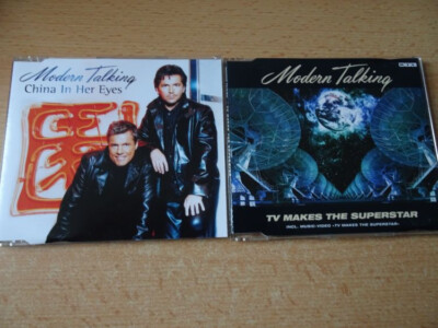 2 Maxi CD Set Modern Talking: China in your eyes + TV makes the Superstar - KULT