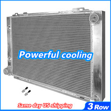 Aluminum Radiator For 1966 1967 Lincoln Continental V8 Engine 7.6l Cc6667 3-row Aluminum Radiator For 1966 1967 Lincoln Continental V8 Engine 7.6l Cc6667 3-row