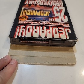 Jeopardy! 25th Anniversary NES Nintendo With Manual, Foam, Black Case