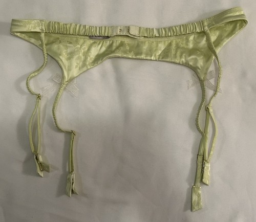 Victoria's Secret hellgrüner verstellbarer Satin-Strumpfgürtel Größe Medium/Large neu ohne Etikett - Bild 2 von 3