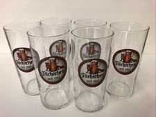 6x F&uuml;chschen Alt Gl&auml;ser Glas Bier 0,25 geeicht