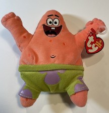 Ty Beanie Baby PATRICK STAR the Starfish Spongebob Squarepants Plush Toy MWMTs