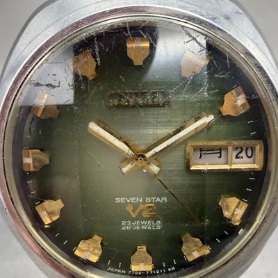 Citizen Sven Star V2 Automatic Watch Men 38mm Green Dial Silver