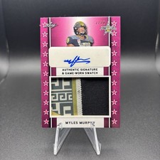 Myles Murphy 2020 Leaf All American Bowl Patch Auto /20 Pink Clemson Bengals