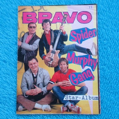 SPIDER MURPHY GANG Star Album BRAVO 2 Seiten 1980er