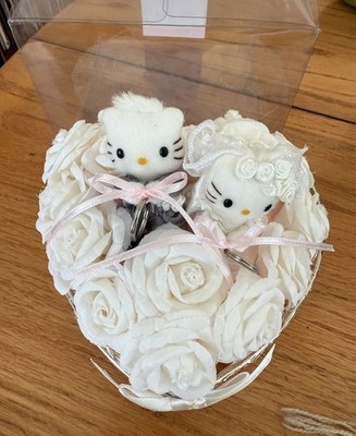 Vintage 2004 Hello Kitty Dear Daniel Sanrio Vivitix Rose Wedding Ring Holder