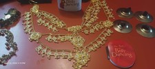 Lot Belly Dancing Items-Skirt-Cymbals-3 Scarv...