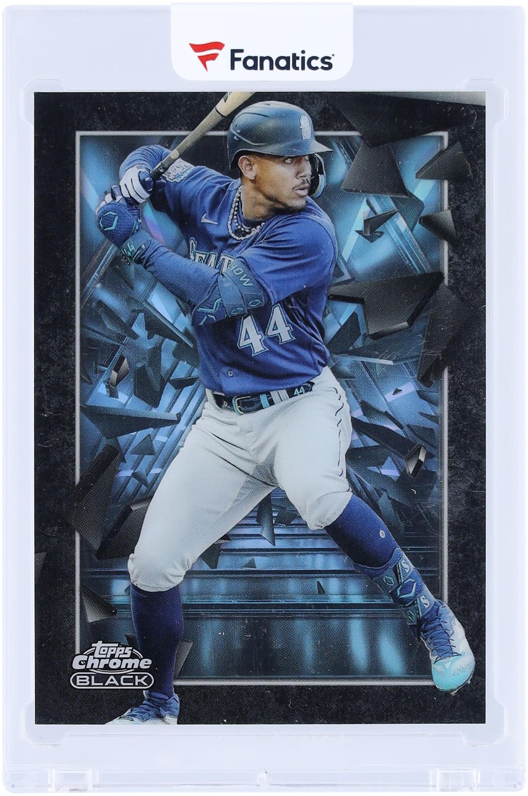 Julio Rodriguez Mariners 2024 Topps Chrome Black Depth of Darkness #DOD-5 Card
