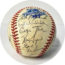 1991 World Series Champions Twins Autographed Team Baseball (25 sigs) JSA