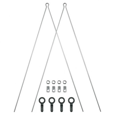 SKS BLUEMELS V-Streben 365mm silber für 26''-29'' Schutzbleche, passend für BAS...