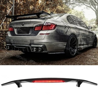 For 5 Series E60 F10 F11 G30 M5 52'' Matte Rear Trunk GT Spoiler Wing w/LED Light