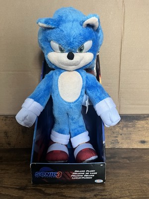 Sonic the Hedgehog 3 Sonic Deluxe Plüschtier Neu mit Etikett