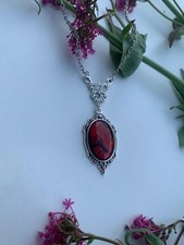 Red & Black Gothic Necklace with A Touch of Elegance for Any Occasion Gift Idea