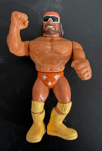WWF WWE 1990 Hasbro Series 1 Macho Man Randy Savag...