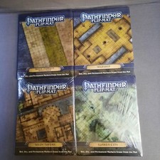 4 Lot Pathfinder Flip-Mat Basic Terrain Multi...