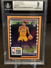 Panini 2023-24 Haunted Hoops Orange #282 Victor Wembanyama RS RC BGS 9 Rookie