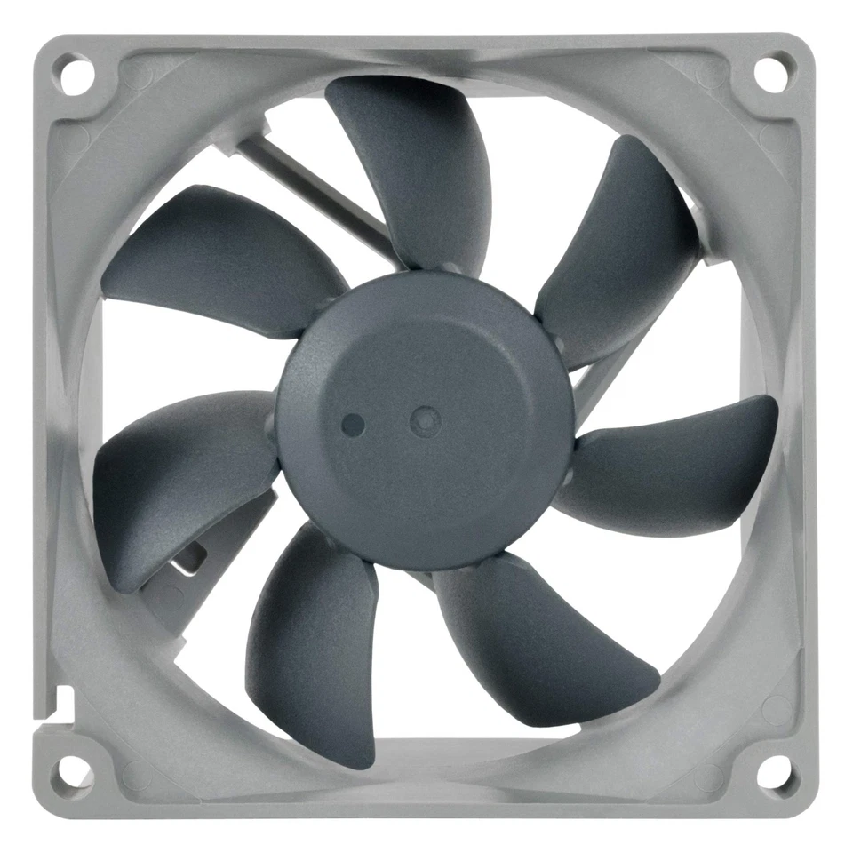 NF-R8 redux-1200, Ultra Quiet Silent Fan, 3-Pin, 1200 RPM (80mm, Grey) - Image 2 of 4