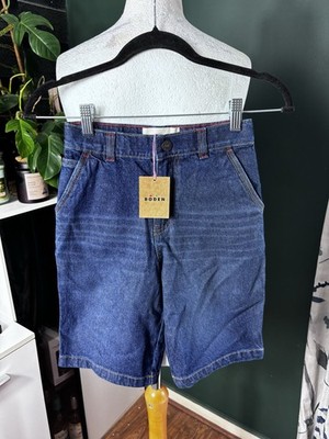 Mini Boden Jeansshorts 7-8 Jahre neu mit Etikett Kinder blau Sommer Freizeit B06