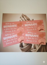 4 Bible Verse Mini Scripture Inspirational Christian Gifts Encouragement Cards.