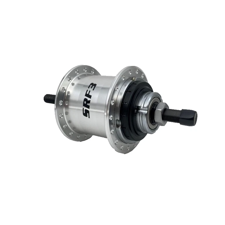 3 speed Sturmey Archer S-RF3 3 Speed Alloy Hub Complete Kit 36 holes silver - Image 2 of 3