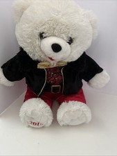 Dan Dee Christmas Teddy Bear Plush Stuffed Animal 2015 Snowflake Teddy 18  