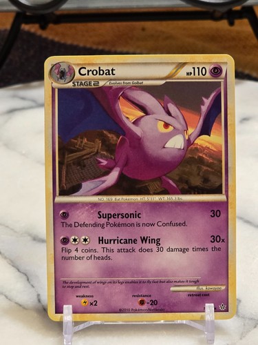 Pokemon TCG Crobat 14/95 Unleashed Regular LP