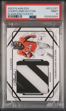 2023 Panini Flawless Cleats #FCLCST Courtland Sutton Patch /5 PSA 9