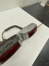 TWO 1941 FORD TAIL LIGHT ASSEMBLYM - STIMSONITE - ORIGINAL - COMPLETE