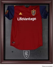 Real Salt Lake Mahogany Framed Team Logo Jersey Display Case