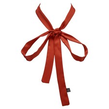 Bow Tie for Women, Girls Self-tie Bowtie Ribbon 63"x 1", Red 