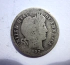 1903-O BARBER DIME 10C SILVER PHILADELPHIA MINT NICE RARE DATE COLLECTOR COIN