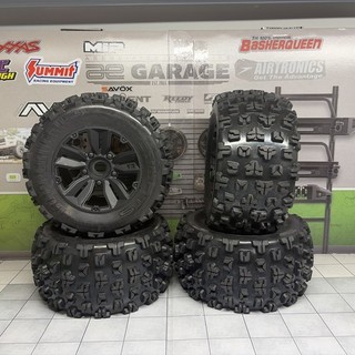 Juego de 4 neumáticos Arrma dBoots Copperhead 2 Kraton 6S BLX de 17 mm ruedas hexagonales DB0827AX