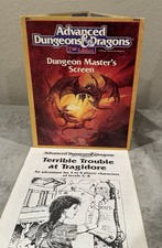 AD D Dungeon Master's Screen 2nd Edition REF 1 9263 w/ Trouble At Tragidore 1989