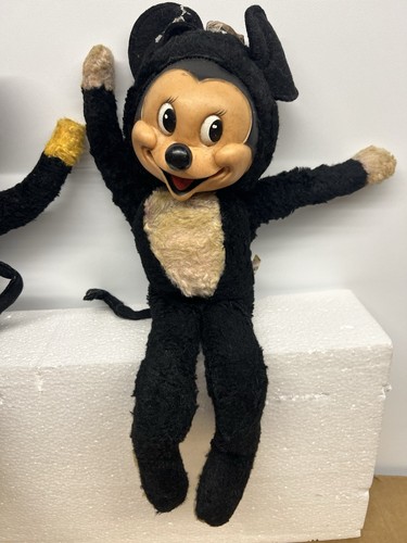 "Figuras de peluche vintage de Gund Mickey y Minnie Mouse de los primeros 20""" - Imagen 5 de 24