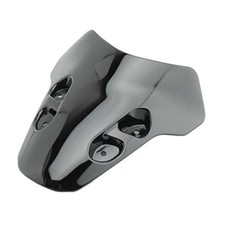 Motorcycle Windshield Screen, Front Wind Deflector Windscreen Sports Black