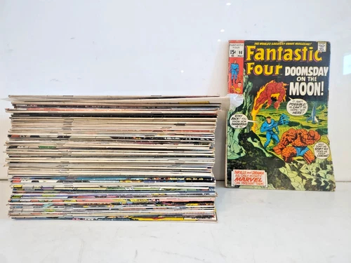 Marvel Comics Book Collection LOT OF 77X Fantastic Four #98-186 Vintage Bronze