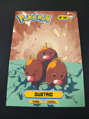Pokemon 2024 Card Tops Pokedex Database Set Dugtrio #51 Peru US Seller