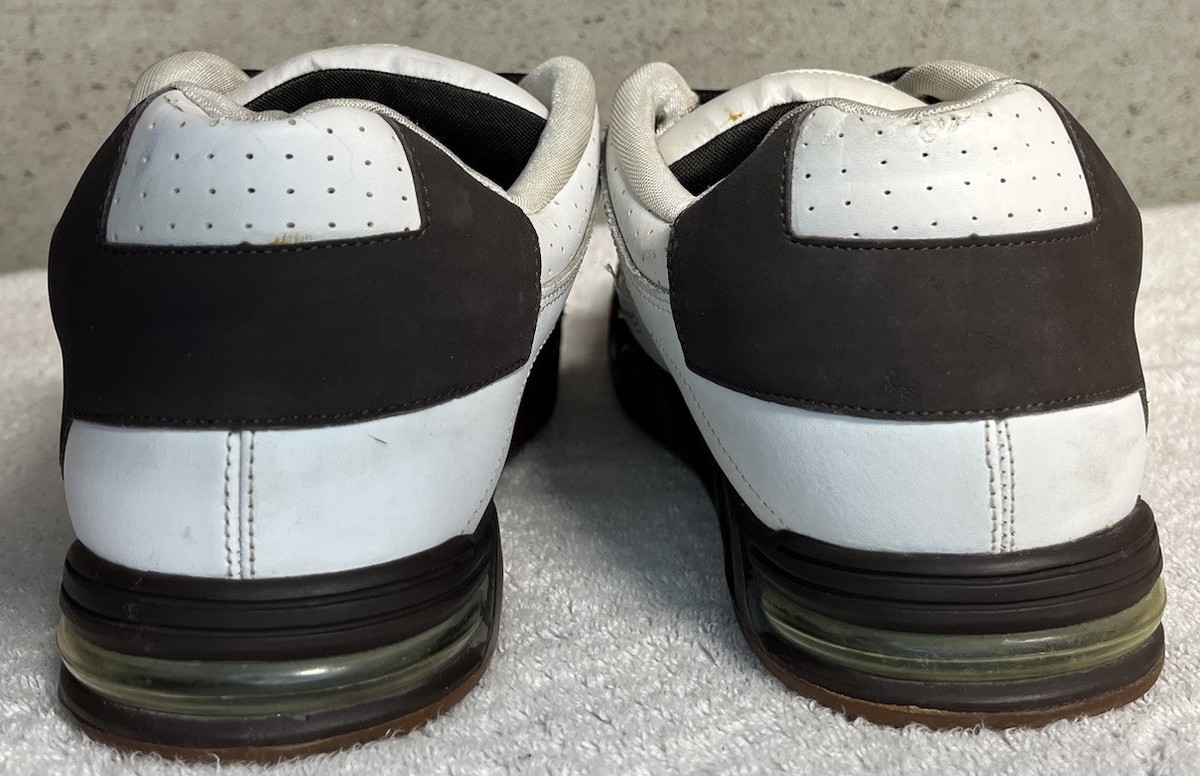 2006 DC Command DGT Brown And White Skate Shoes Mens Size 13 RARE 2000s VTG DC Rob Dyrdek Pure Plaza White Gum US Mens Size 9 Vintage  main image 3