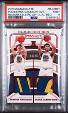 2023 RED #RJDBRT BRANDIN PODZIEMSKI/TRAYCE JACKSON-DAVIS 10/25 PSA 9