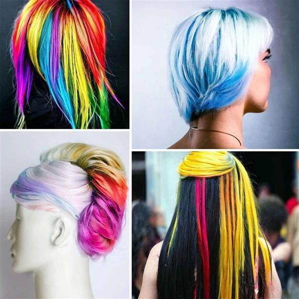 Color Haarspray Hair-Spray Fasching Karneval Halloween Haarfarben 7 Farben 250ml - Bild 4 von 4