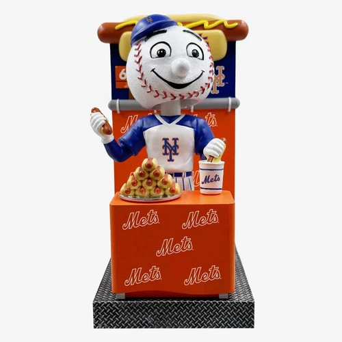 Mr. Met New York Mets Hot Dog Eating Contest Bobblehead MLB