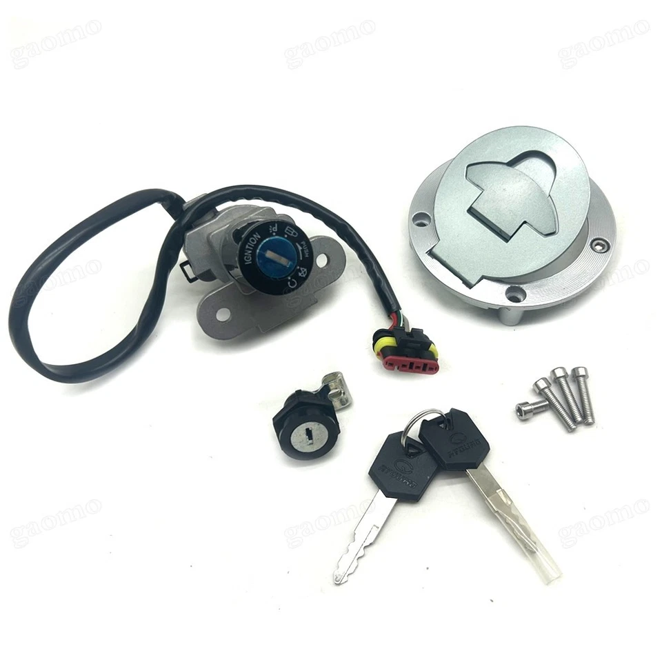 Замок сиденья переключателя зажигания крышки топливного газа подходит для MV Agusta F4 750/1000/1078 1999-2009 - Изображение 3 из 4